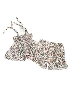 Play Up Dandelion Floral Gauze Top and Matching Shorts Set Size 6 NWT